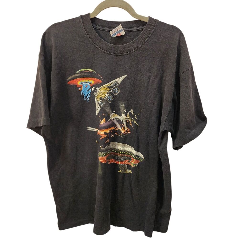 Vintage Boston Band Tour T Shirt XL 90s Rock Concert Double Sided USA Tee